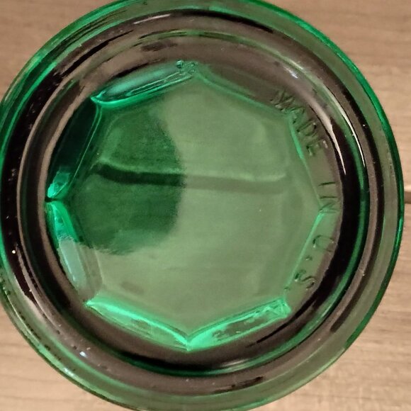 Vintage Girl Scouts Logo Emerald Green Glass Mug Made in the USA - Picture 10 of 10